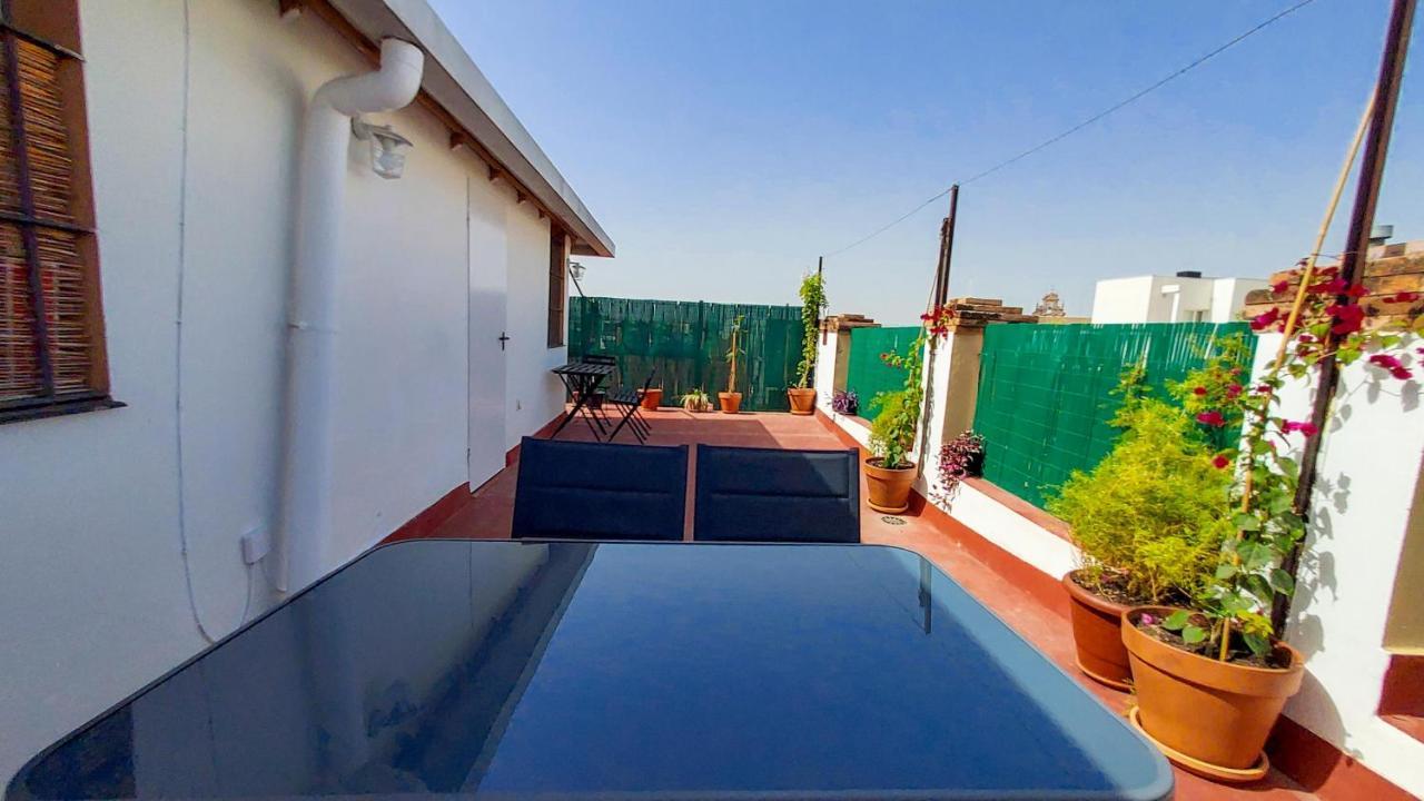 Ferienwohnung Atico En Calatrava - Vistas Y Gran Terraza Privada Sevilla Exterior foto