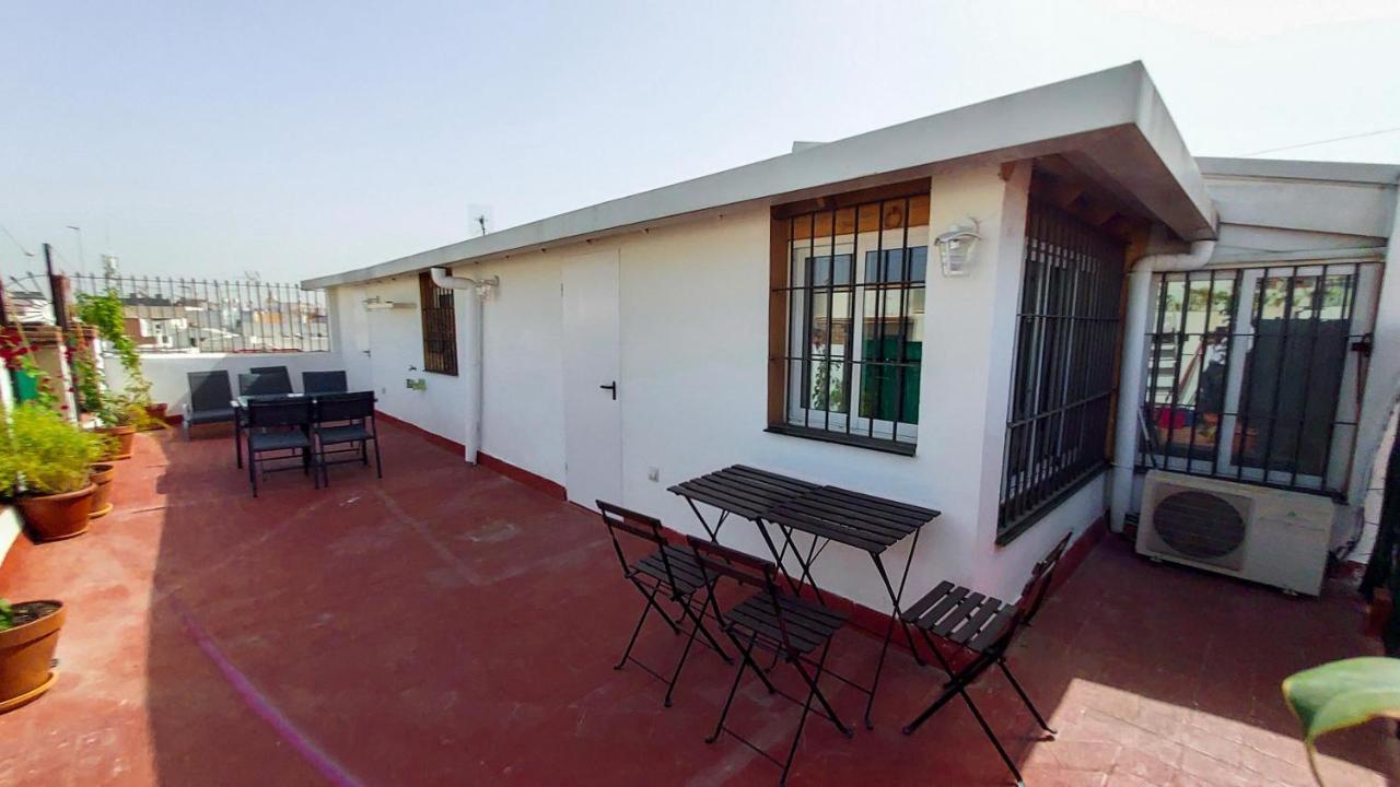 Ferienwohnung Atico En Calatrava - Vistas Y Gran Terraza Privada Sevilla Exterior foto