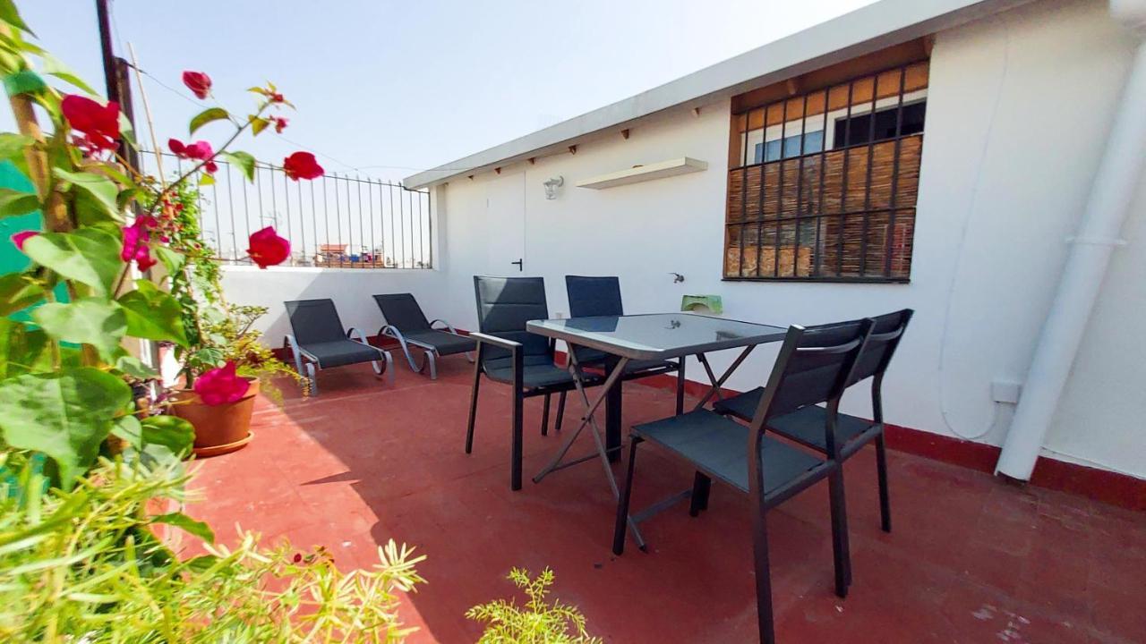 Ferienwohnung Atico En Calatrava - Vistas Y Gran Terraza Privada Sevilla Exterior foto